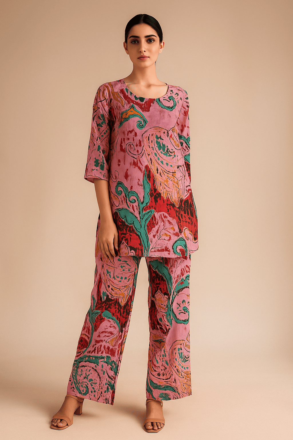 Chic coord set for brunch and casual day outings
